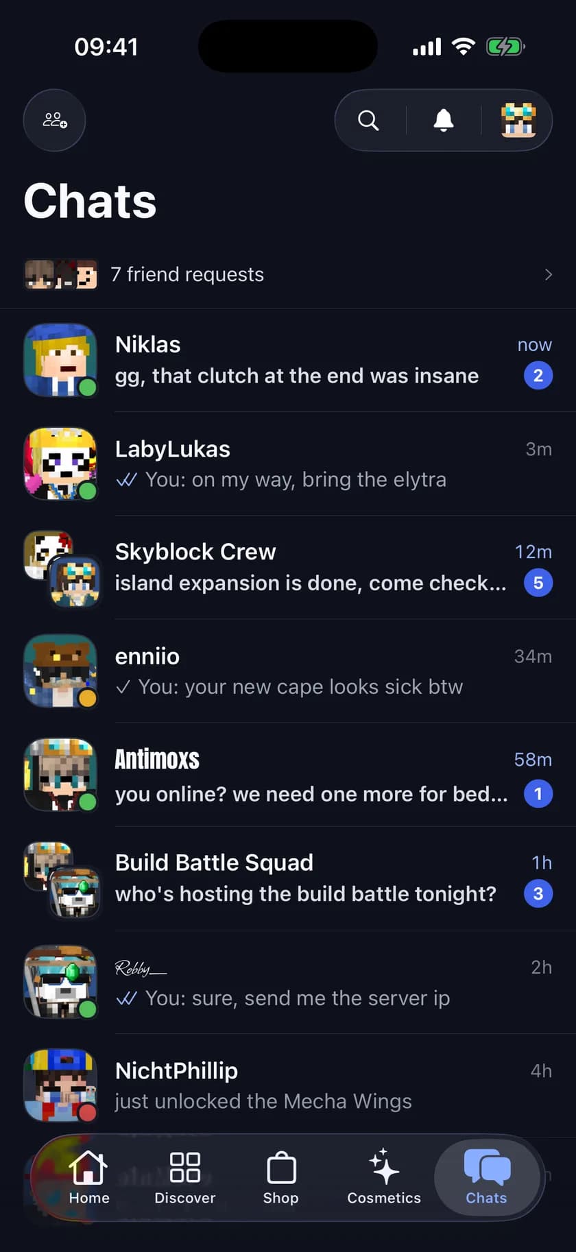 LabyMod App – Chats