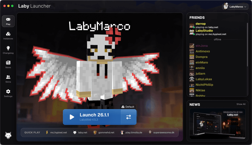 LabyMod - Mejora tu experiencia de Minecraft | Laby