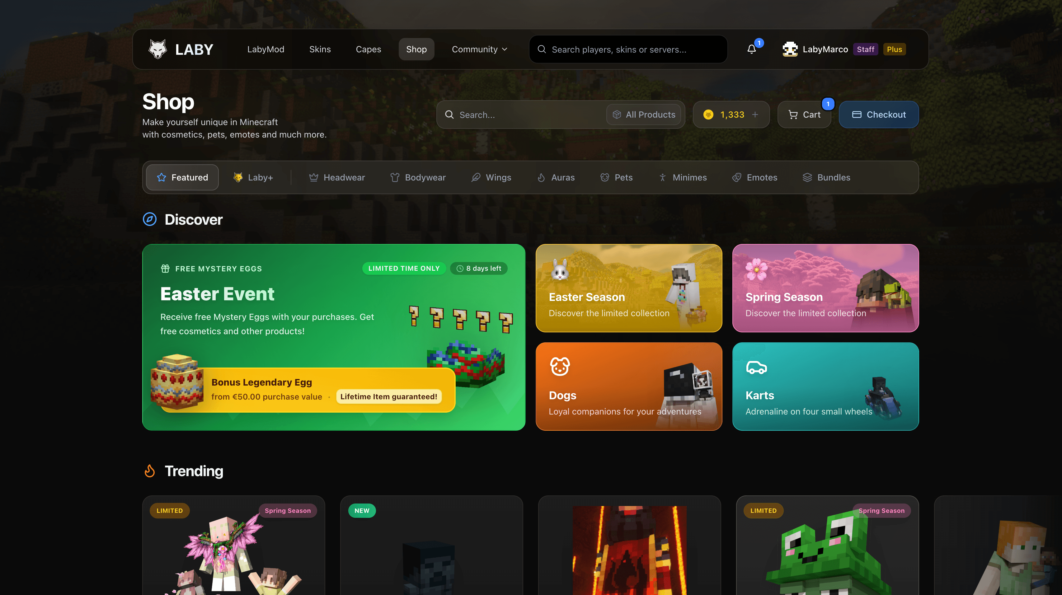 The new shop experience lets you get a much better feel for every product before buying, with improved previews and the ability to explore personalization options in advance.
