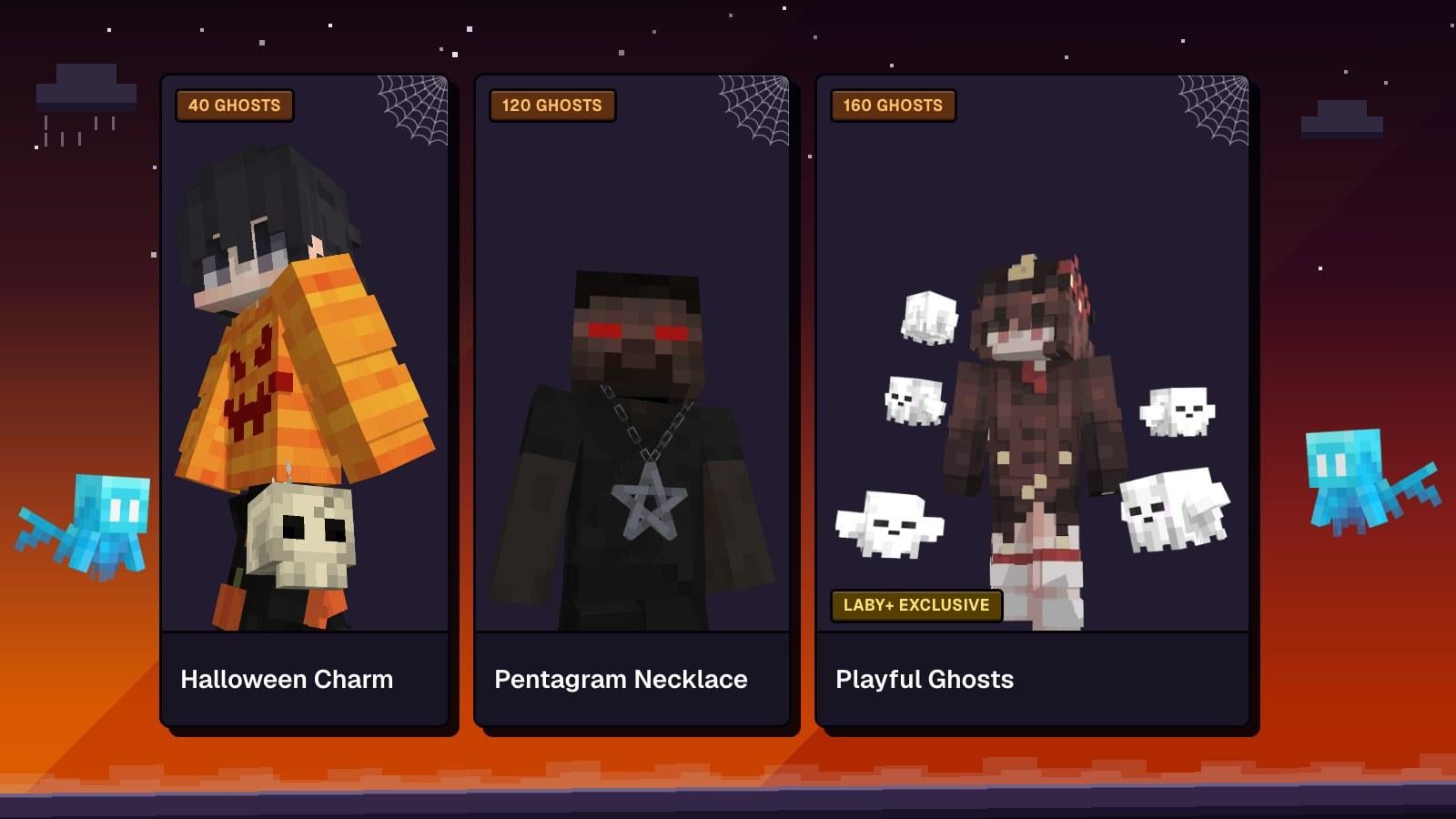 The Halloween Charm, the Pentagram Necklace and the Playful Ghosts