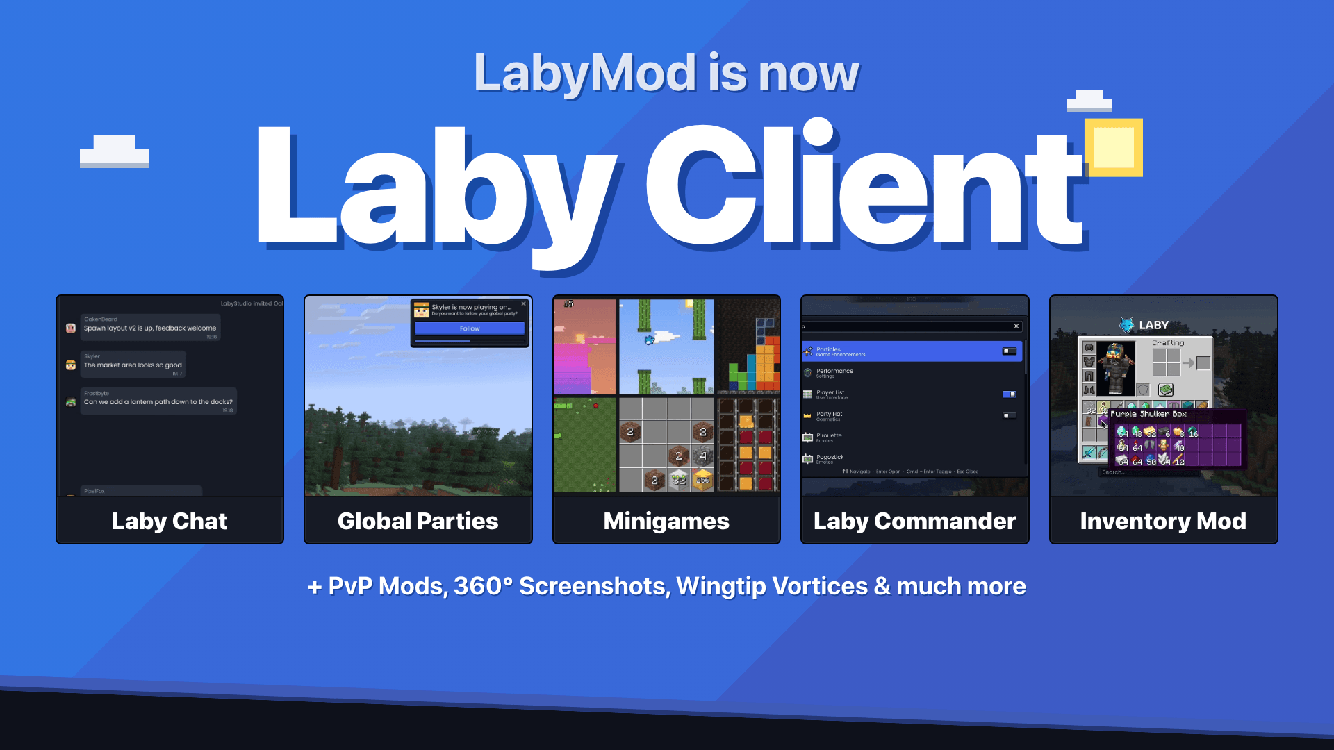 LabyMod is now Laby Client - a new name and a new look