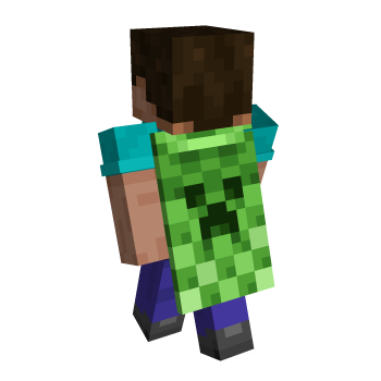 15th Anniversary Creeper 15 Anniversary Minecraft Green Minecraft Cape