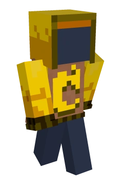 Mojang Classic Print Hoodie - Minecraft skin clothing