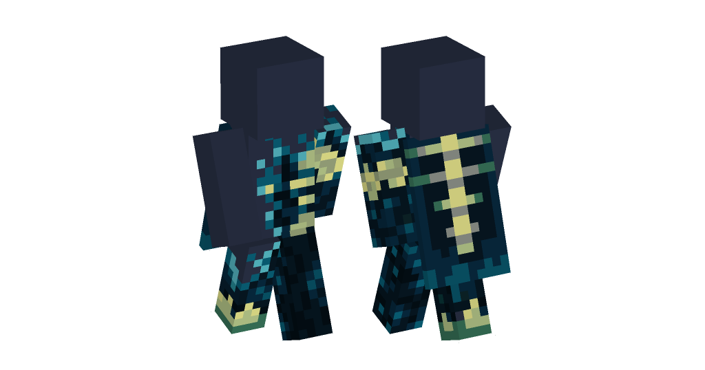 Minecraft Slacks Twisted Corruption - Minecraft Skin Clothing | Laby