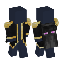 Black Laby Robe - Minecraft Skin Clothing | Laby
