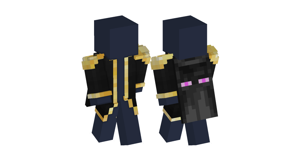 Minecraft Slacks Black Laby Robe - Minecraft Skin Clothing | Laby