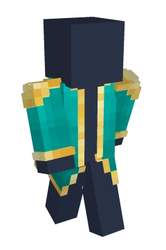 Cyan Laby Robe - Minecraft skin clothing