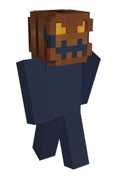 Scary Pumpkin Mask - Minecraft skin clothing