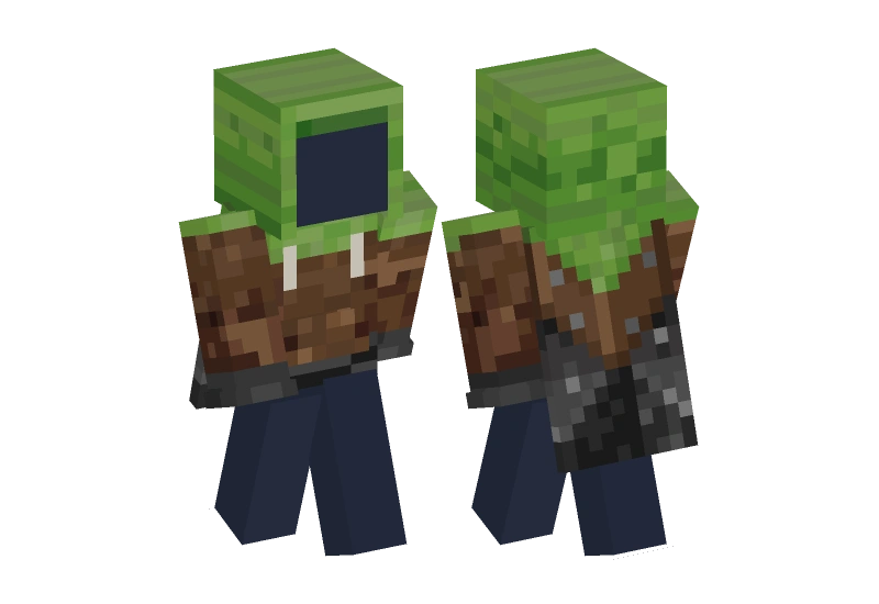 Grass Block Hoodie - Minecraft Skin Clothing | Laby
