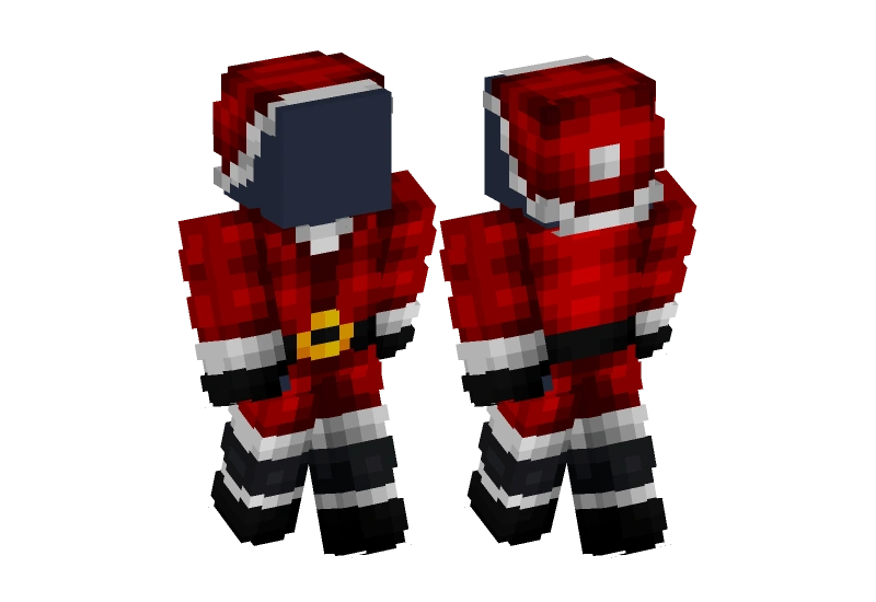 Santa Minecraft Mod Santa Suit w/ Hat - Minecraft Skin Clothing | Laby