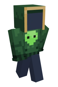 Forest Alien Hoodie - Minecraft skin clothing