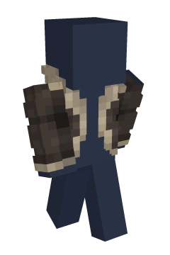Open Brown Coat w/ Fluff v4 - Minecraft skin clothing