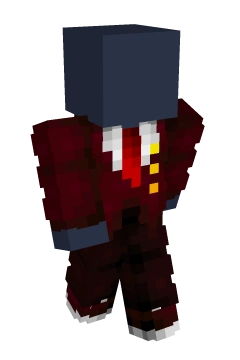 Dark Maroon Red Suit & Tie Fit - roupa para skin de Minecraft
