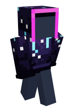 Cyber Galaxy Hoodie - Minecraft skin clothing