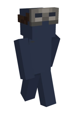Raised Face Shield - Minecraft skin clothing