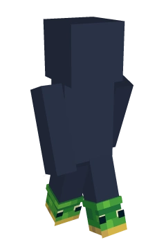Frog shoes - Minecraft skin clothing