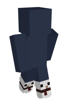 Snowman shoes - Minecraft skin clothing