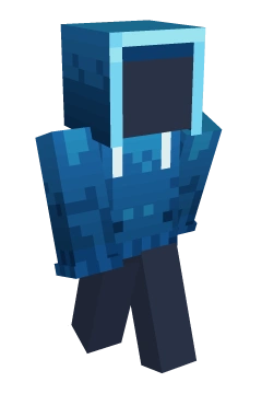 Ocean Fade Hoodie - Minecraft skin clothing
