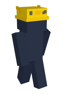 Axolotl hat yellow - Minecraft skin clothing