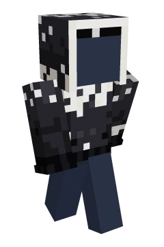 Onyx Paint Splatter Hoodie - Minecraft skin clothing