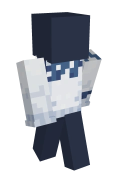 Snow Paint Splatter Hoodie - Minecraft skin clothing