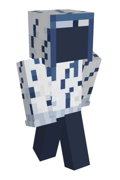 Snow Marble Hoodie - Minecraft skin clothing
