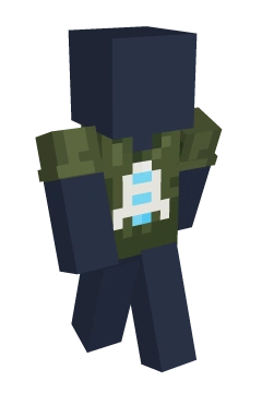 Military Rocket V-Neck - Minecraft skin clothing