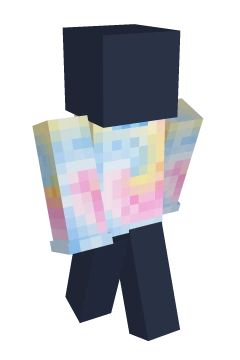 Pastel Tie Dye Longsleeve - Minecraft skin clothing