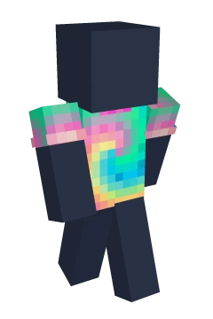 Vapor Tie Dye Tee - Minecraft skin clothing