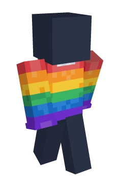 Snow Rainbow Longsleeve - Minecraft skin clothing