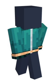 Teal Bomber - Minecraft skin clothing