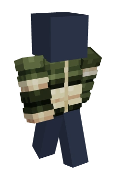 Military Camo Puffer - Minecraft skin clothing