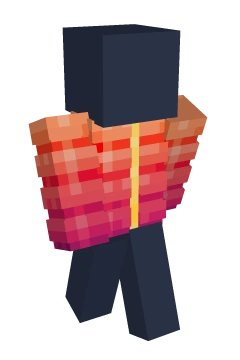 Sunset Fade Puffer - Minecraft skin clothing