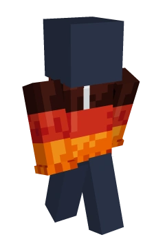 Lava Windbreaker - Minecraft skin clothing