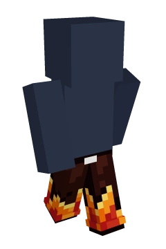 Inferno Flame Joggers - Minecraft skin clothing