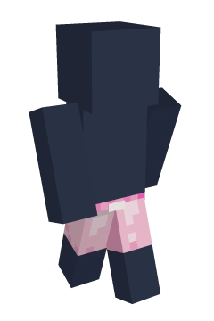 Pink Sweat Shorts - Minecraft skin clothing