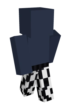 Onyx Zebra Leggings - Minecraft skin clothing