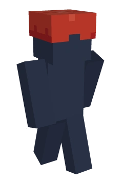 Backwards Red Cap - Minecraft skin clothing