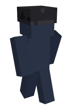Black Bucket Hat - Minecraft skin clothing
