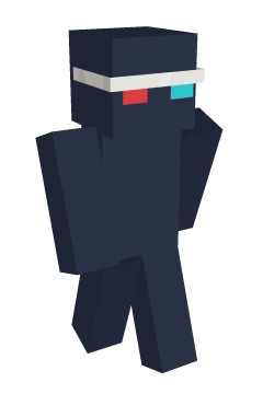3D Glasses - Minecraft skin clothing