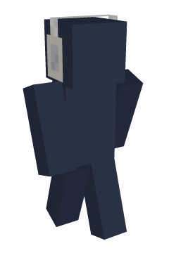 White Headphones - roupa para skin de Minecraft