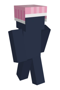 Pink Pom Beanie - Minecraft skin clothing