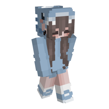 Shark Blue Minecraft Skin