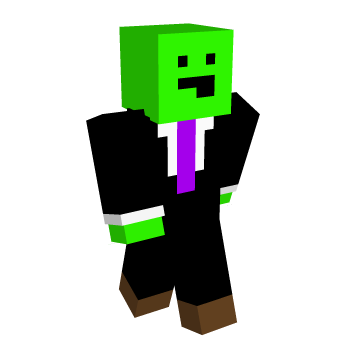 Lime Fancy Minecraft Skin