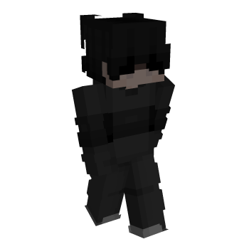Eboy All Black Minecraft Skin