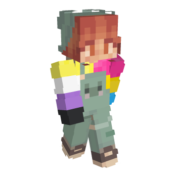 NonBinary Pride Minecraft Skin