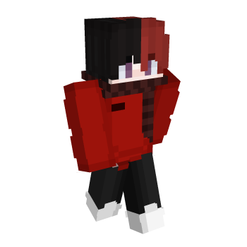 Half N Half Purple Eyes Minecraft Skin