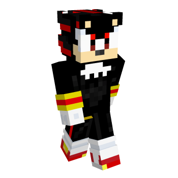 Shadow Sonic Minecraft Skin