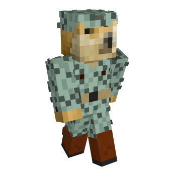 Doge Military Minecraft Skin