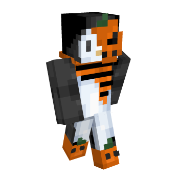 Pumpkin Penguin Minecraft Skin